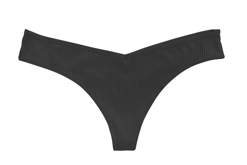 Cotton Rib Thong