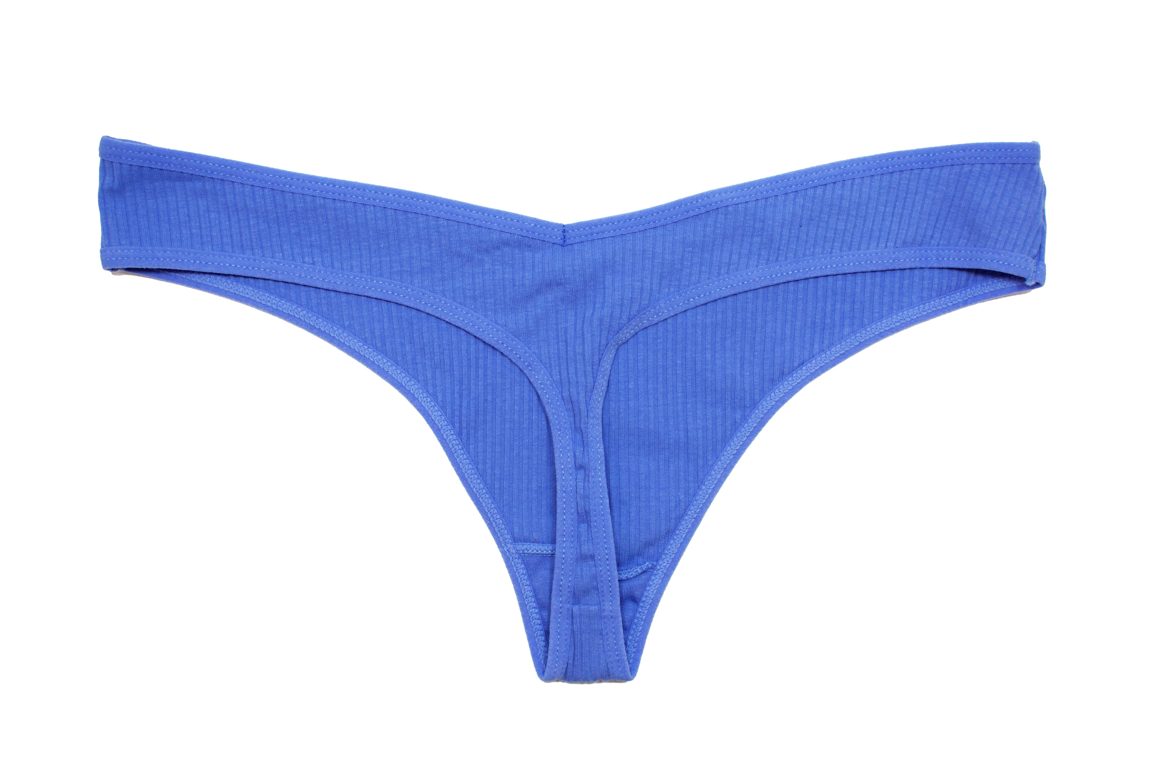 Cotton Rib Thong