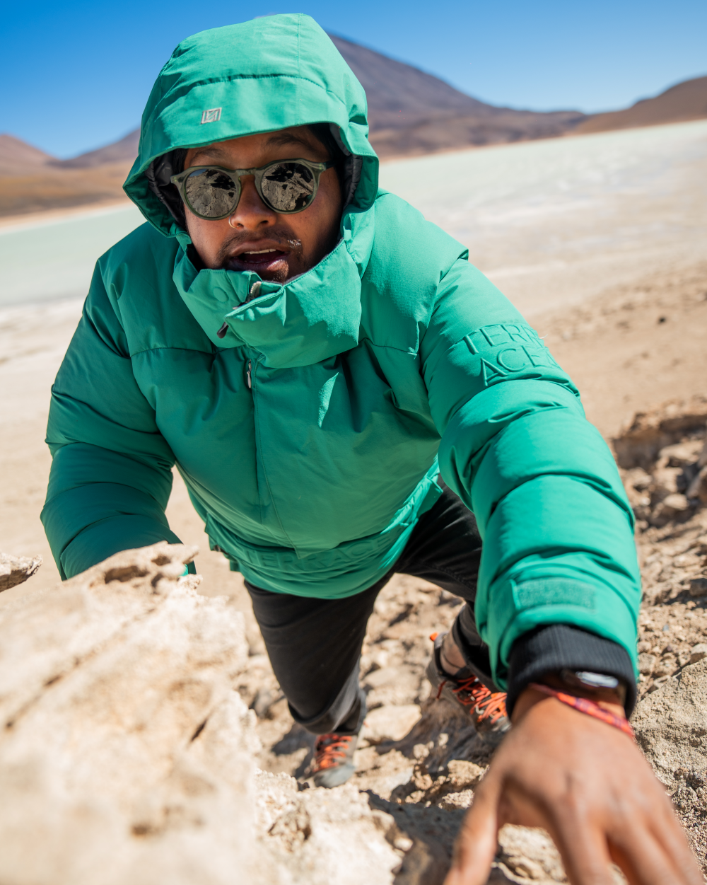 Men's Bearhug Half-Zip Pullover Puffer Jacket