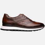 Testo Italian Calfskin Sneaker | Brown