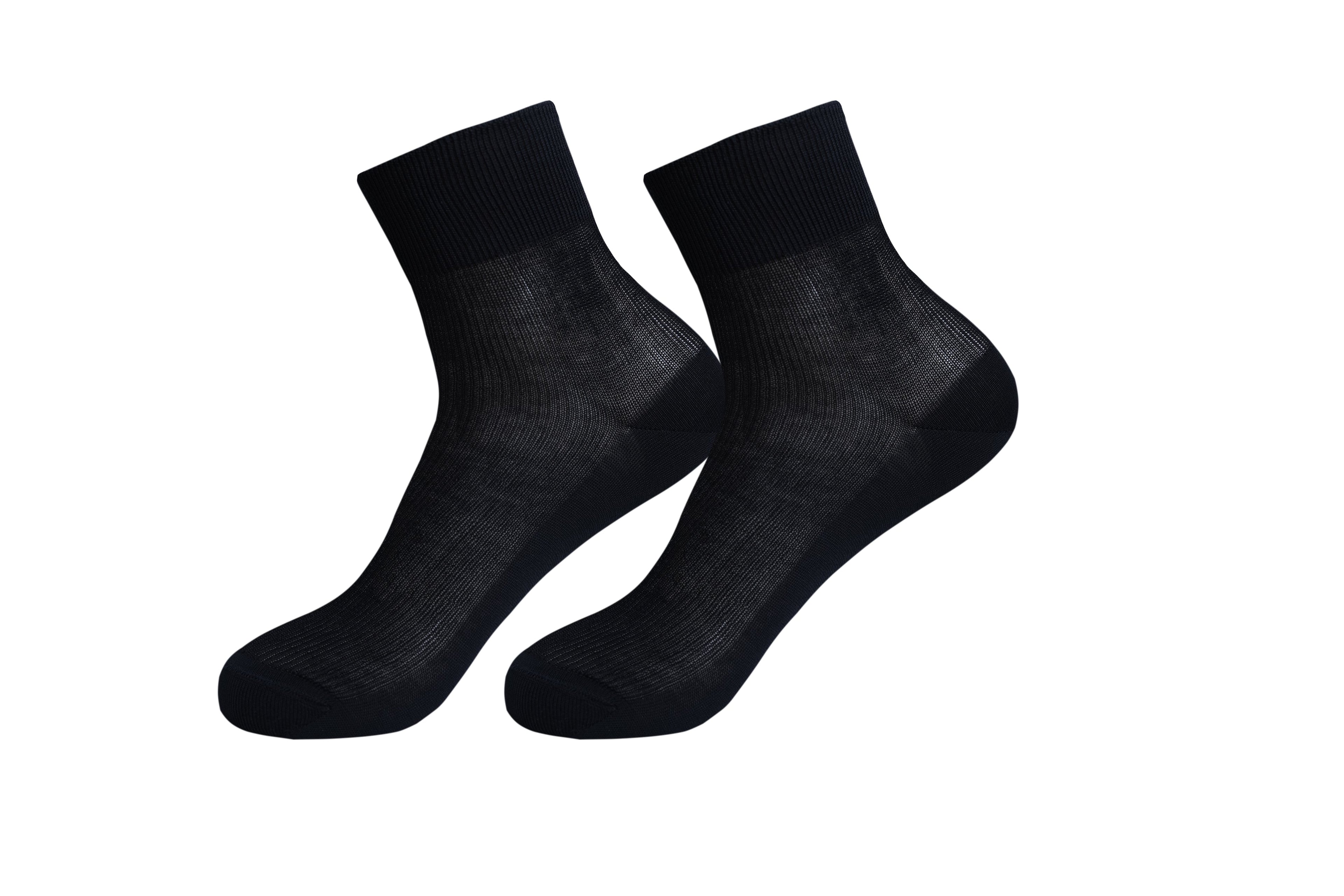 Tittimitti® 100% Mercerized "Filo di Scozia" Cotton Men's Dress & Trouser Socks | 3-Pack