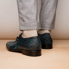 Toluca Monkstrap Shoe | Rustic Blue