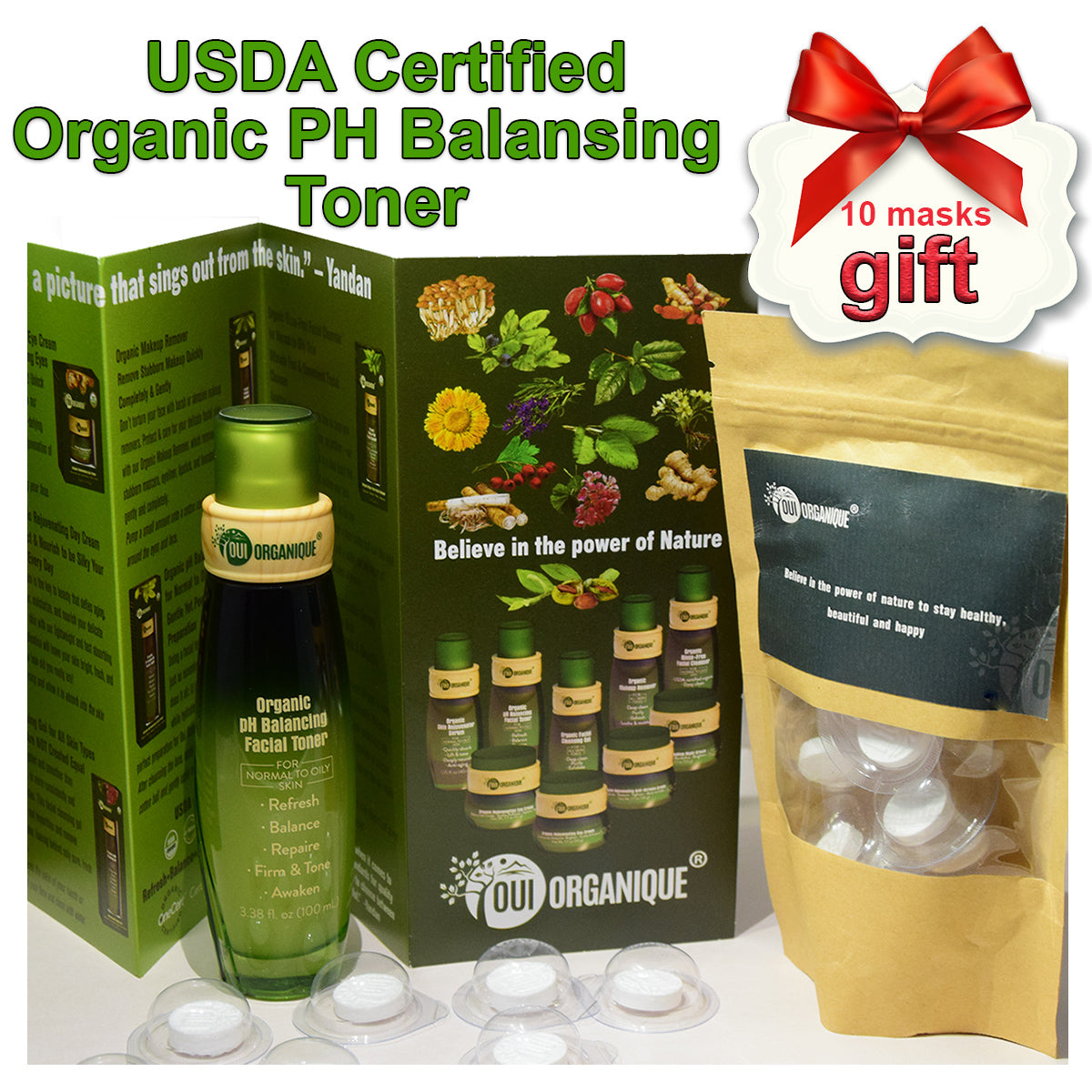 Organic pH Balancing Facial Toner | Value Pack