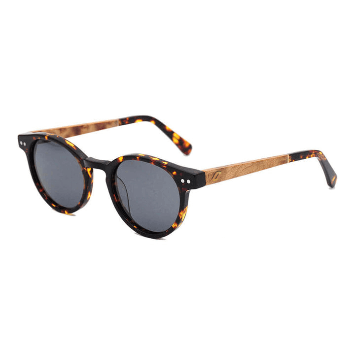 Ganges Unisex Wood and Bio Acetate Sunglasses