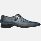 Toluca Monkstrap Shoe | Rustic Blue