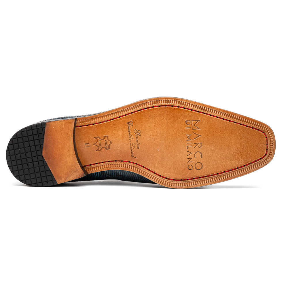 Toluca Monkstrap Shoe | Rustic Blue