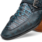 Toluca Monkstrap Shoe | Rustic Blue