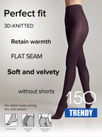 Conte Trendy Tights 150 Den | Microfiber 3D Effect