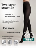 Conte Triumf Tights 220 Den | Warm Opaque Microfiber