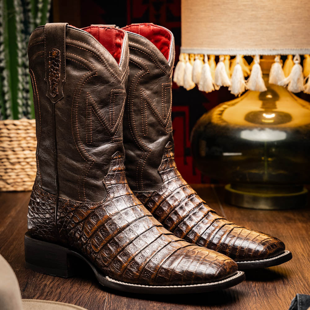 Tucson Cowboy Boot | Aged Brown