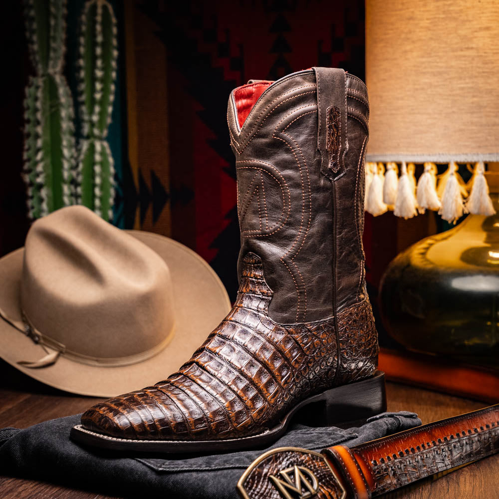 Tucson Cowboy Boot | Aged Brown