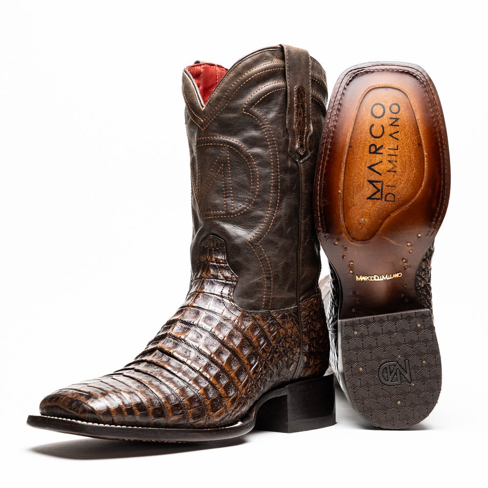 Tucson Cowboy Boot | Aged Brown