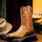 Tucson Cowboy Boot | Mustard Brown