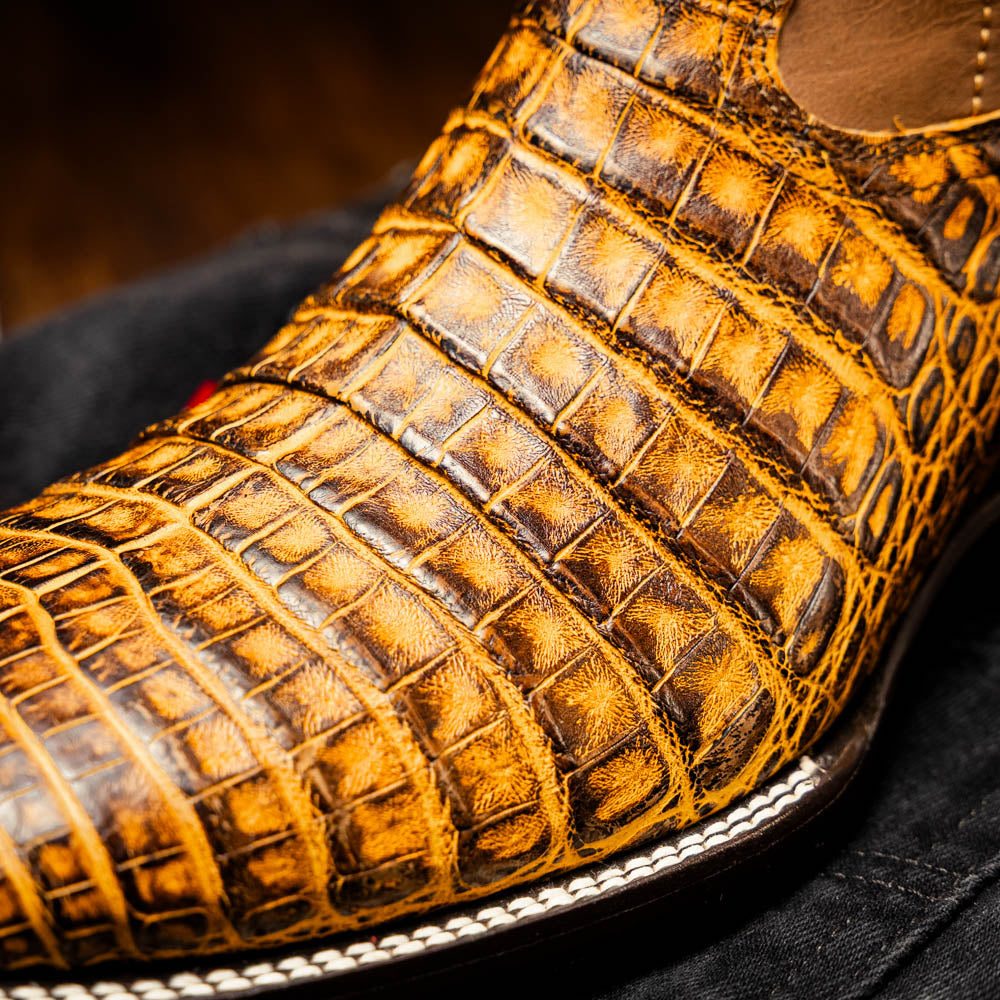 Tucson Cowboy Boot | Mustard Brown