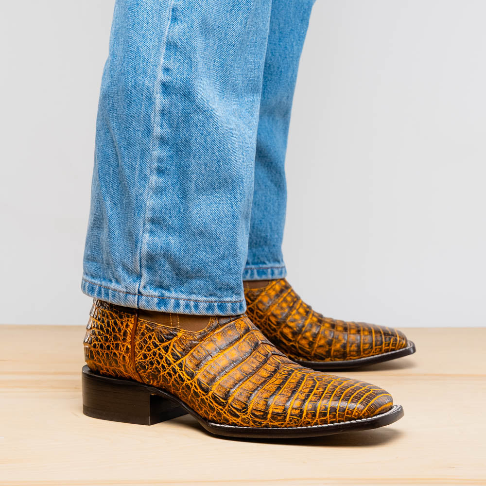 Tucson Cowboy Boot | Mustard Brown