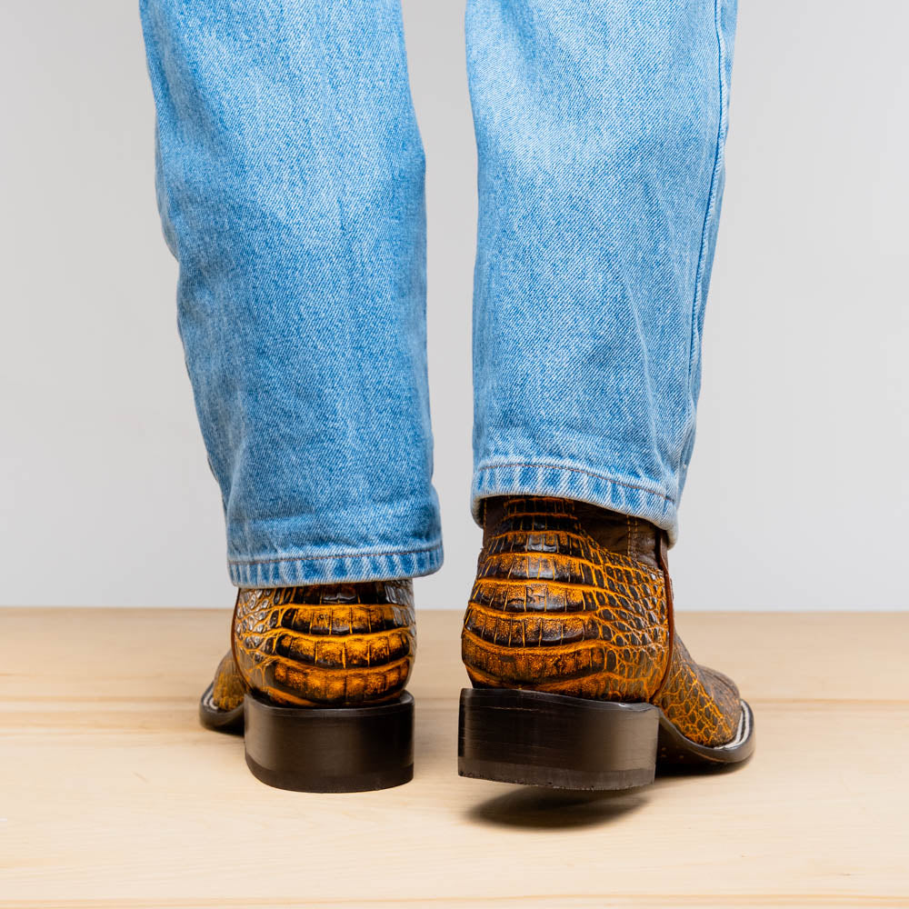 Tucson Cowboy Boot | Mustard Brown