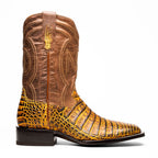 Tucson Cowboy Boot | Mustard Brown