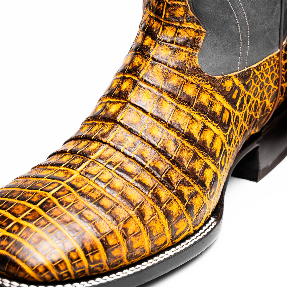 Tucson Cowboy Boot | Mustard Brown