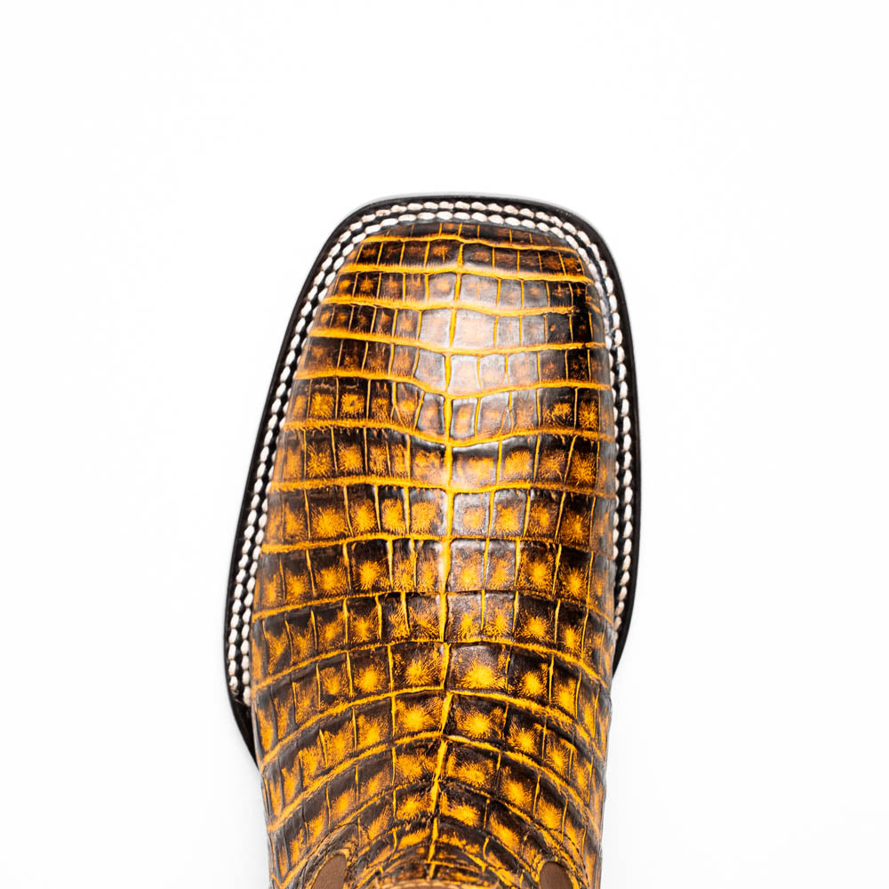 Tucson Cowboy Boot | Mustard Brown