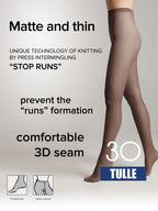 Tights Conte Tulle 30 Den | Opaque Matte