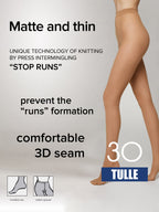 Tights Conte Tulle 30 Den | Opaque Matte