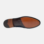 Tuscany Crocodile Penny Loafer | Navy