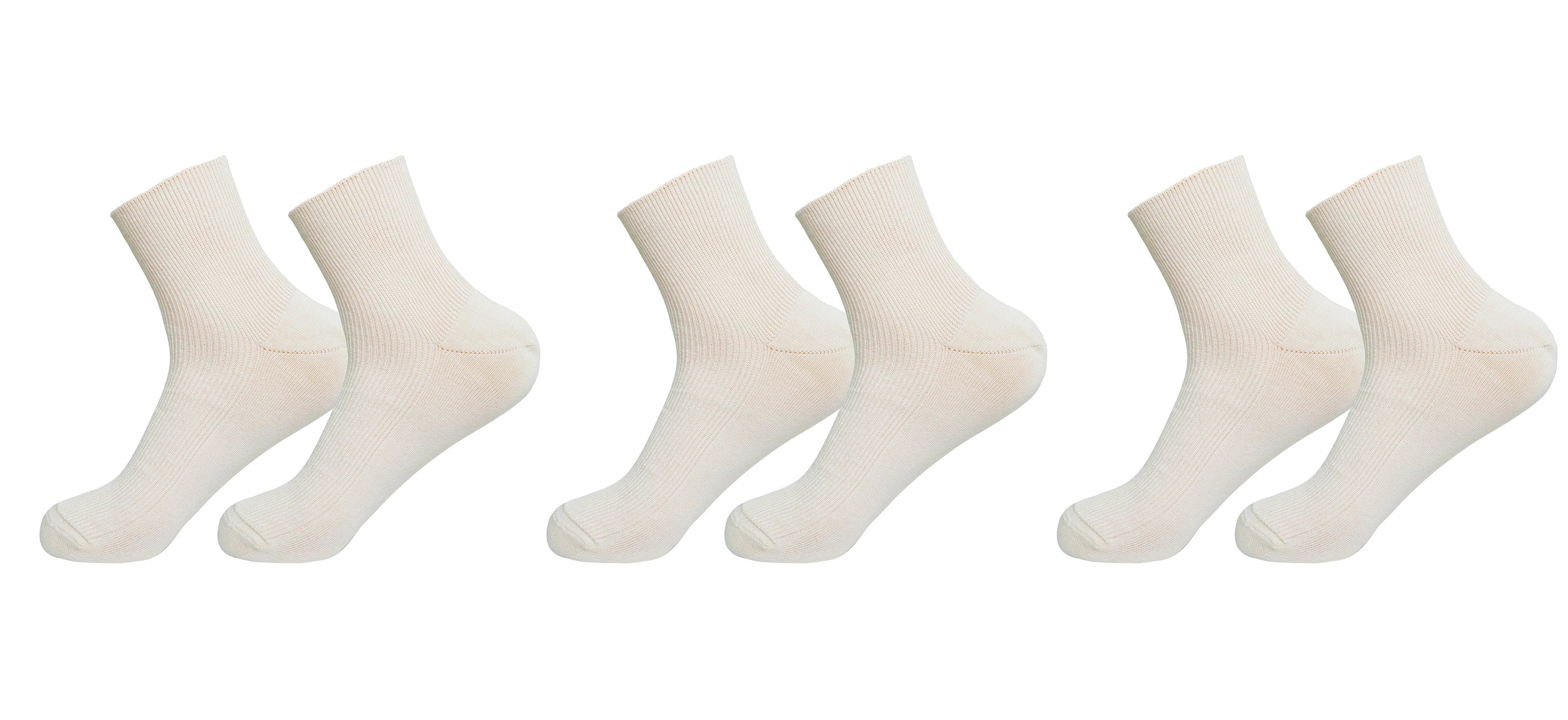 Tittimitti® 100% Organic Combed Cotton Luxury Men's Socks | 3 Pairs