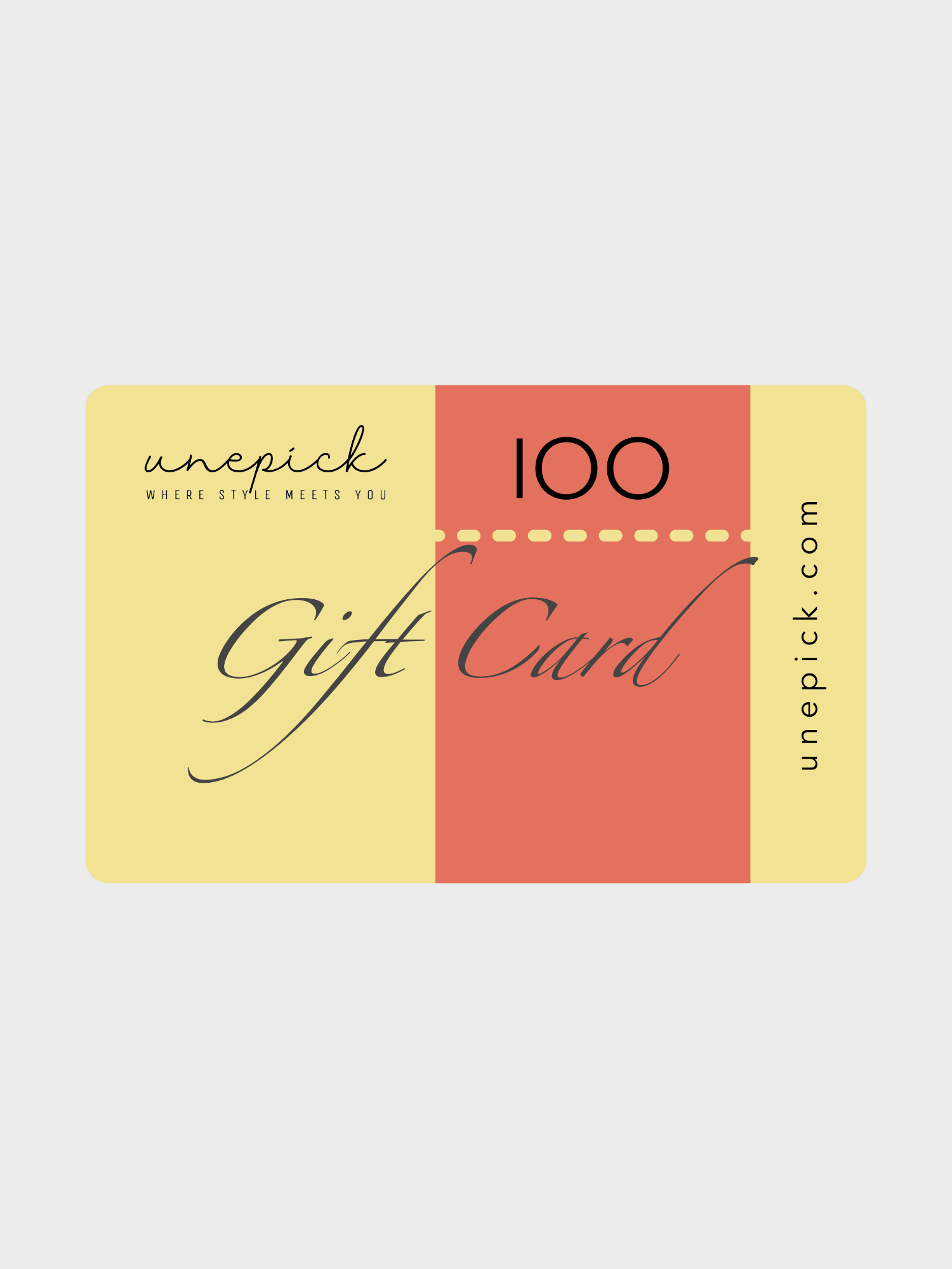 Une Pick Gift Card