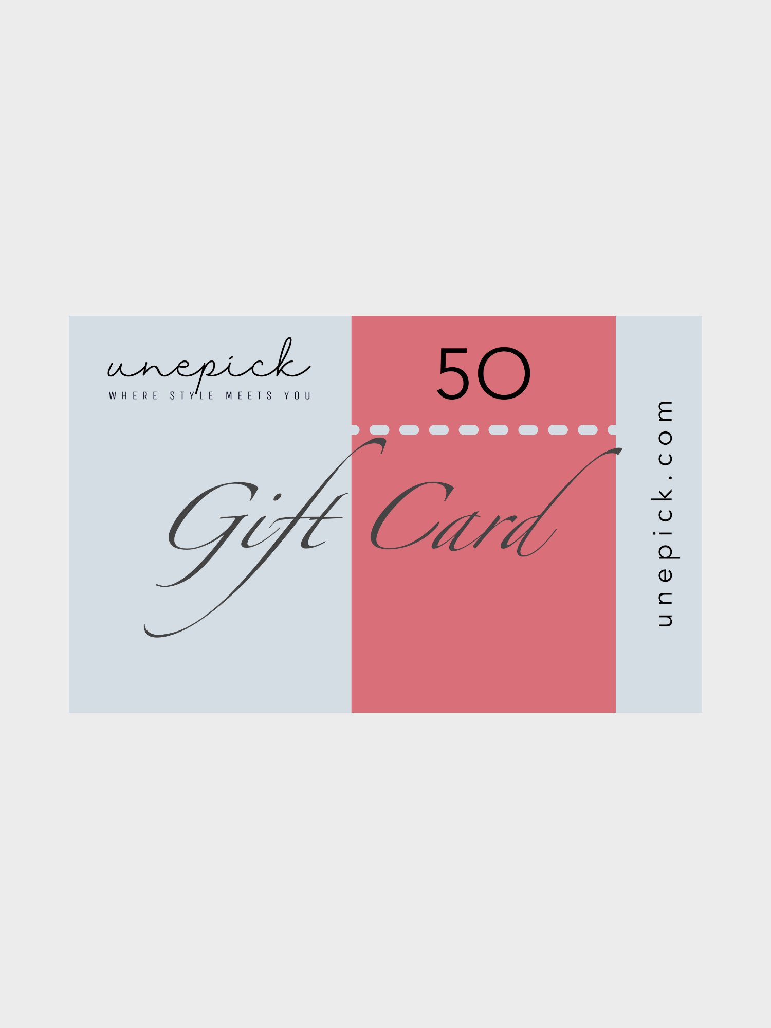 Une Pick Gift Card