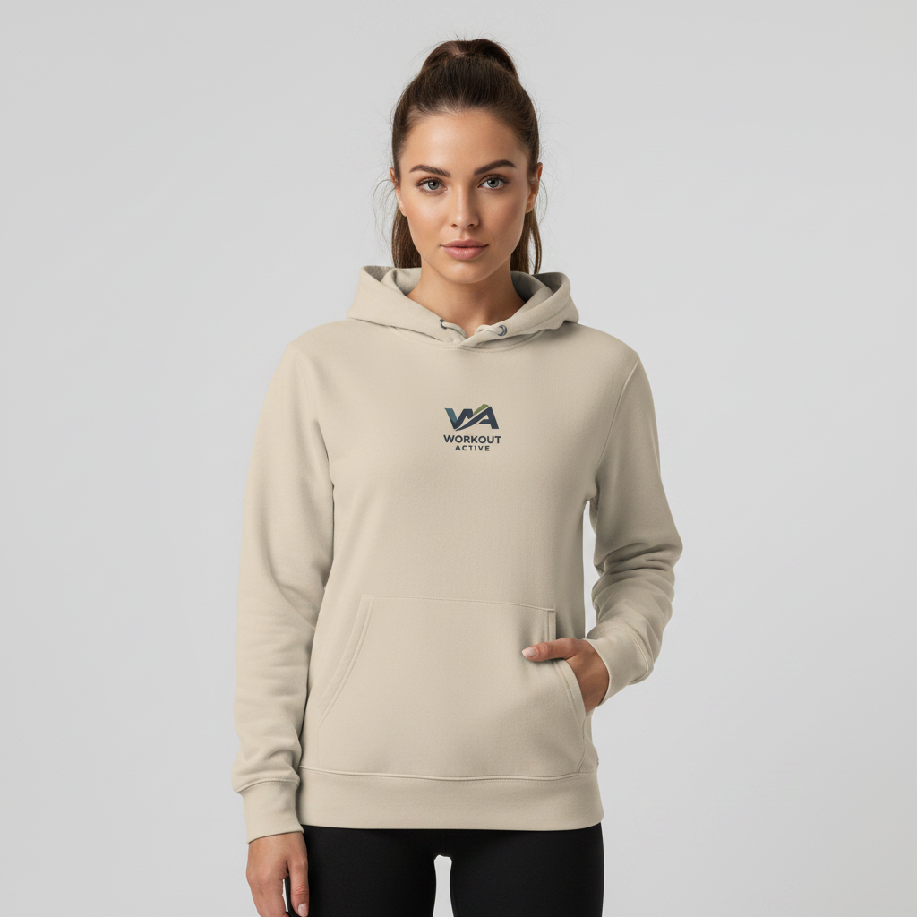 Essential Workout Active Organic Hoodie | Mid-Weight