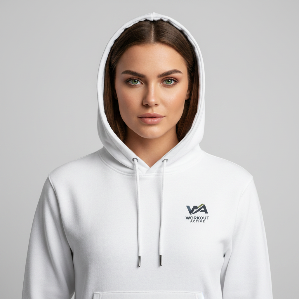 Essential Workout Active Organic Hoodie | Mid-Weight