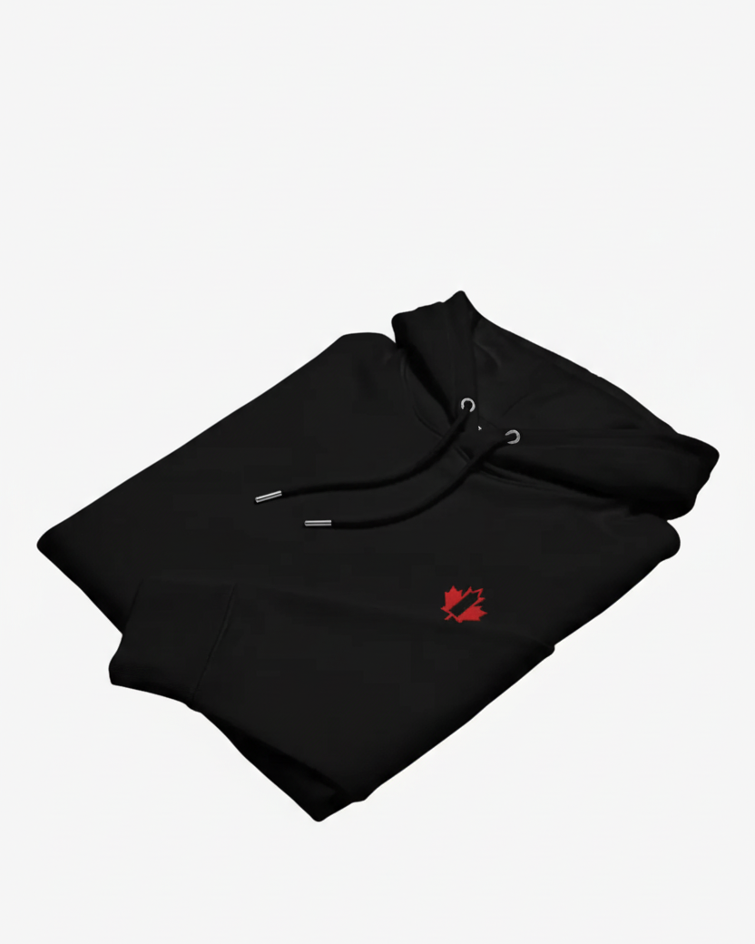 Essential Organic Hoodie with Chest Embroidery
