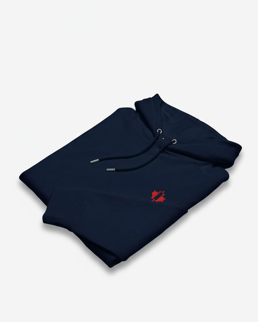 Essential Organic Hoodie with Chest Embroidery