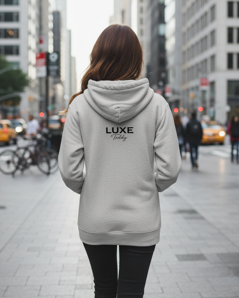 Fantasy Hoodie ‘Not A Bot… Just Built Different’ Grey Print