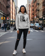 Fantasy Hoodie ‘Not A Bot… Just Built Different’ Grey Print