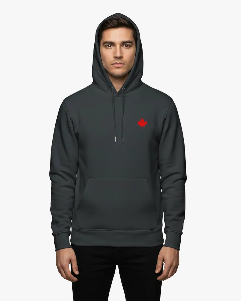 Essential Organic Hoodie with Chest Embroidery