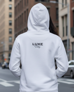 Luxe Teddy Simple Logo Essential Organic Hoodie