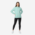 Workout Active Zip-Up Lightweight Hooded Jacket | Light Turquoise