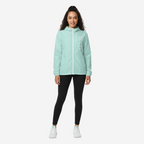 Workout Active Zip-Up Lightweight Hooded Jacket | Light Turquoise