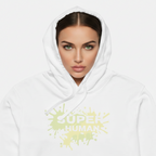 Splash Mid-Weight Organic Hoodie | White