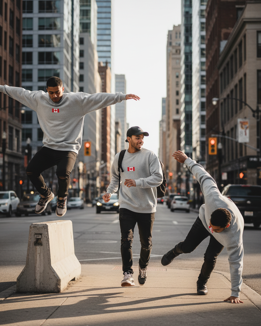 Luxe Teddy ‘Canada’ Oversized Sweatshirt