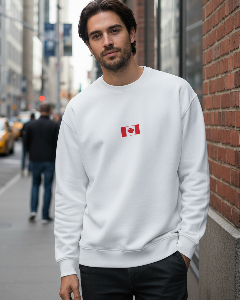 Luxe Teddy ‘Canada’ Oversized Sweatshirt