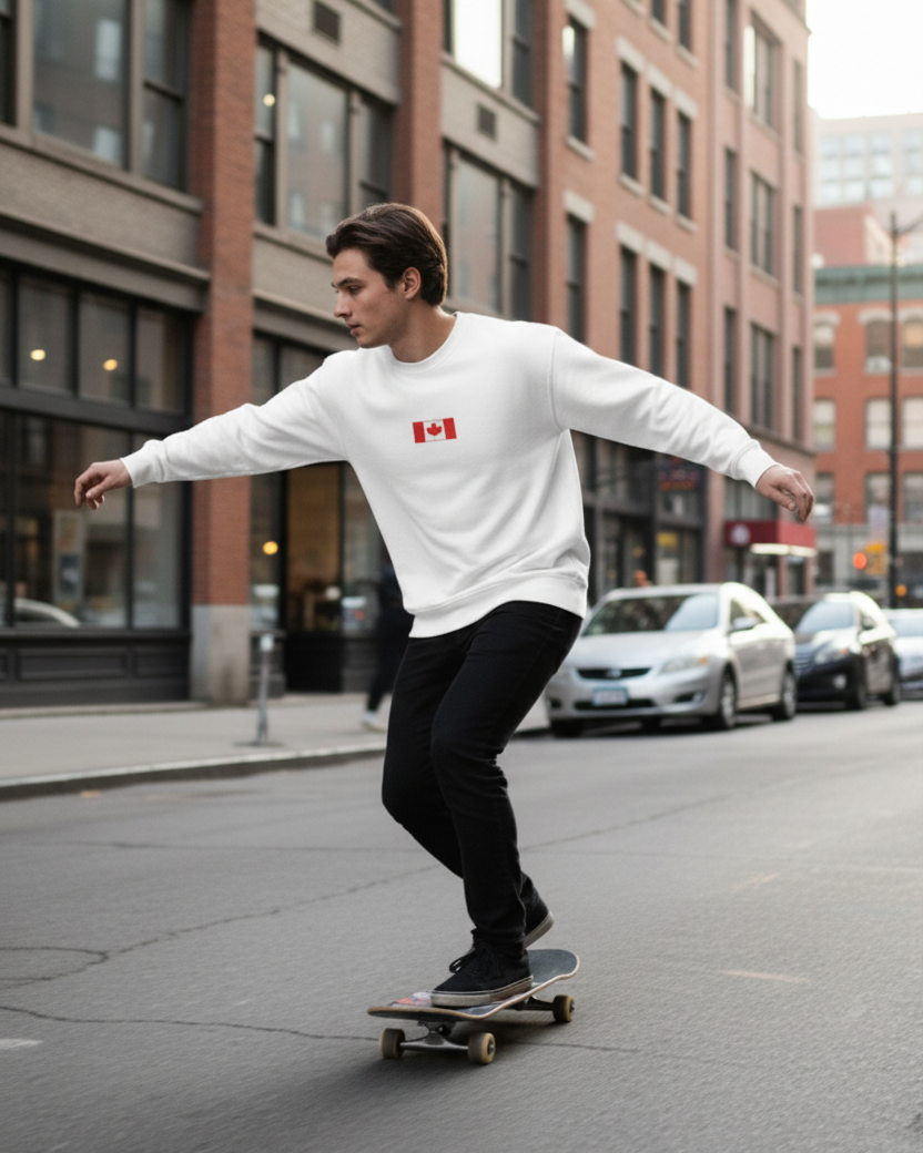 Luxe Teddy ‘Canada’ Oversized Sweatshirt