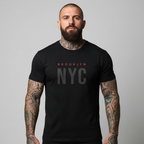 Brooklyn NYC Organic Cotton Tee | Black
