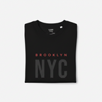 Brooklyn NYC Organic Cotton Tee | Black