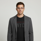 Brooklyn NYC Organic Cotton Tee | Black