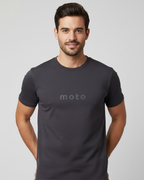 Men's Organic Cotton T-Shirt with 'Moto' Sign | D101