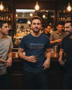 Whiskey & Rock'n Roll Organic Cotton T-Shirt | D106