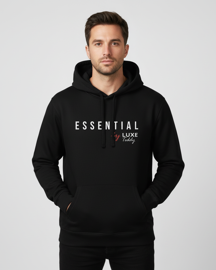 Essential by Luxe Teddy Organic Hoodie with Side Pockets