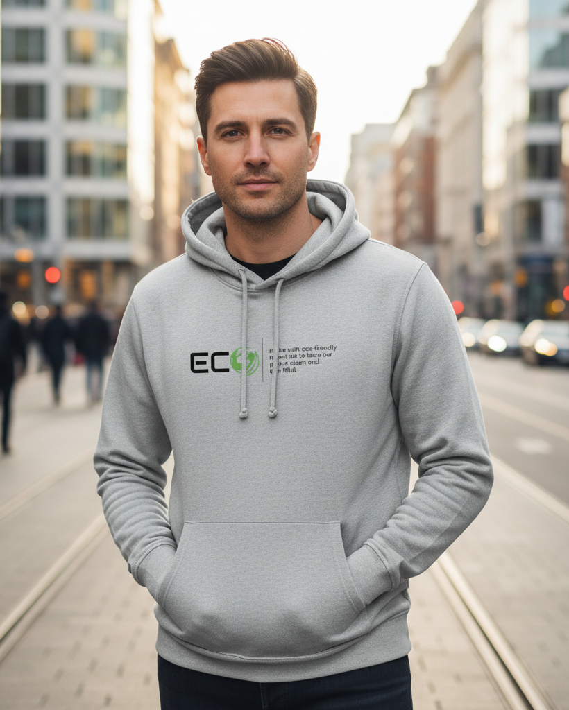 Organic Hoodie with Side Pockets